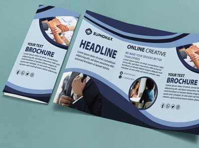 Trifold Brochure brochure design business brochure corporate graphic design marketing modern trifold brochure