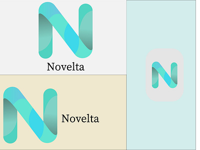 N abstract letter logo