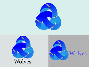 Wolves abstract logo app branding design golden golden ratio graphic design icon illustration logo ui