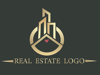 Real estate logo design branding design golden golden ratio graphic design icon illustration logo real estate logo design ui vector