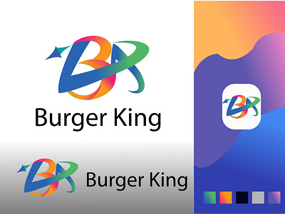 BK Abstract letter logo 3d branding design golden golden ratio graphic design icon illustration logo ui vector