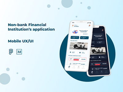 Non-Banking Financial application UX/UI app banking graphic design ui ux