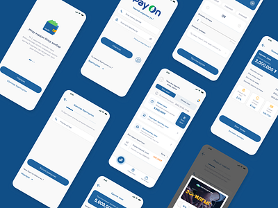PayOn Fintech Lending application UX/UI app design ui ux