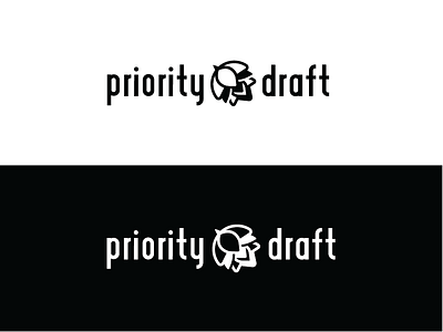 Priority Draft BW Logos