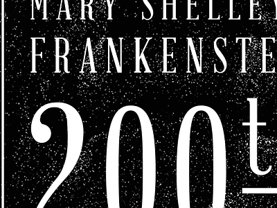 Frankenstein 200th Anniversary frankenstein poster