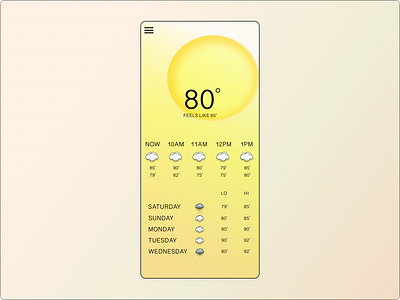 Weather App design figma mobile ui ui design vectors weather weather app