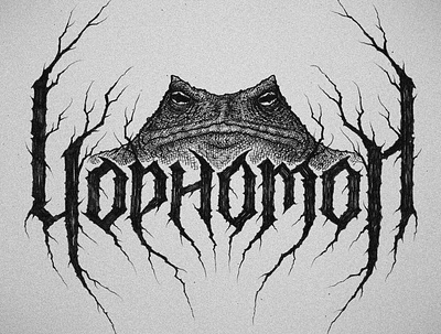 ЧОРНОТОП (CHORNOTOP) black metal logo design