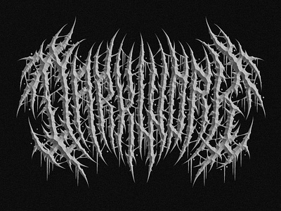 DARKWORK death metal logo black metal art black metal logo black metal logo design branding calligraphy death metal design death metal logo design illustration lettering logo ui