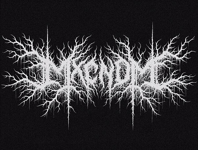 MXCNDM black metal logo black metal art black metal logo black metal logo design branding calligraphy death metal logo design gnoizm illustration lettering logo logotype ui