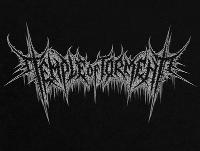 TEMPLE OF TORMENT death metal logo black metal art black metal logo black metal logo design branding calligraphy death metal logo design illustration logo ui