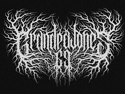 GRANDPA JONES 69 black metal logo