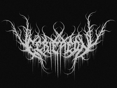 EERIE AEON black metal logo