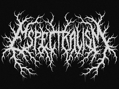 ESPECTRALISM black metal logo