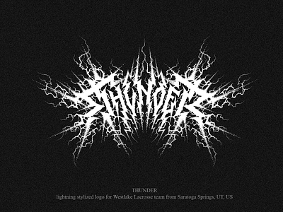 THUNDER metal logo