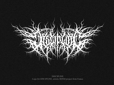 DISCIPLINE black metal logo