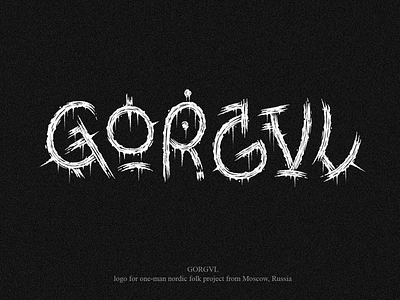 GORGVL nordic folk logo black metal art black metal logo black metal logo design branding calligraphy death metal logo design illustration logo ui