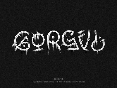 GORGVL nordic folk logo black metal art black metal logo black metal logo design branding calligraphy death metal logo design illustration logo ui