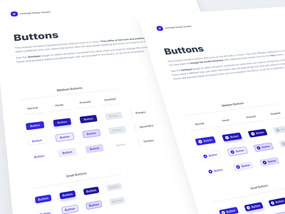 Leverege Design System: Buttons