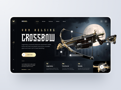 Landing Page: Crossbow Store