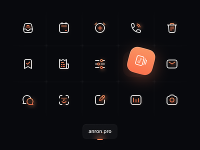 Anron Icons: Duocolor Style app duocolor duotone figma icon icondesign iconography iconpack icons iconset linear pack set ui