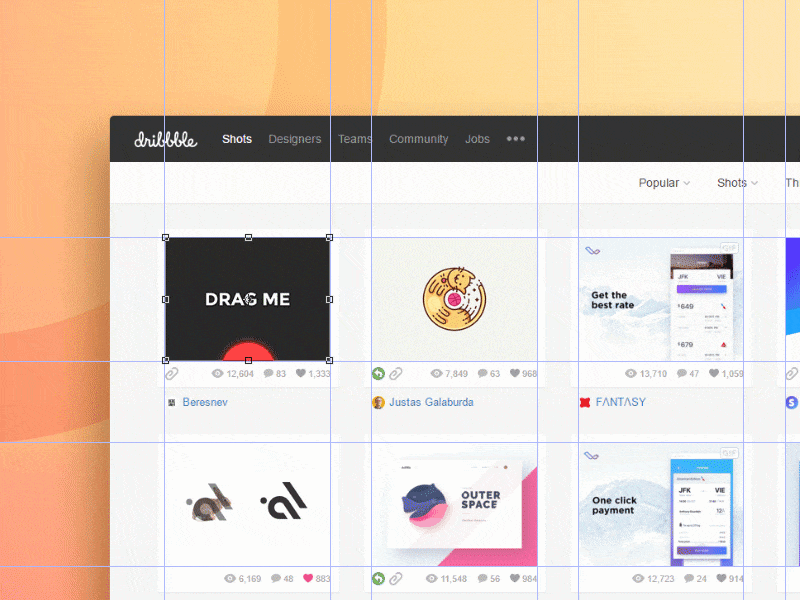 The Easiest Dribbble Shot Previewer dribbble free freebie mockup photoshop preview previewer psd shot