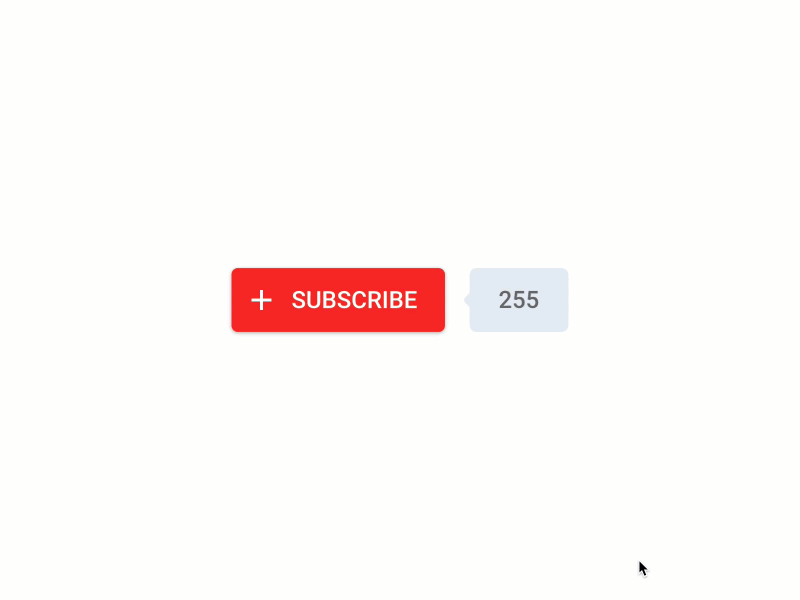 ⚡️ Microinteractions: Subscribe Button animation button concept flinto free interactions micro microanimations subscribe ui