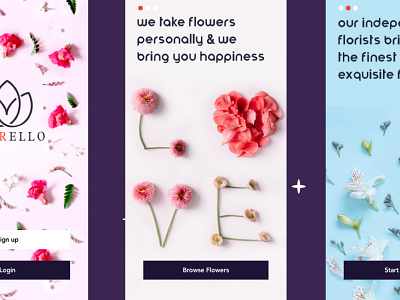 FIORELLO - Love component ecommerce fiorello flowers flowers illustration flowershop hero ios product product design ui ux