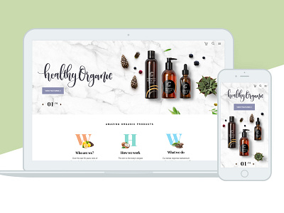 A Delightful Organic Store eCommerce Theme delightful ecommerce organic store product design responsive theme ui ux