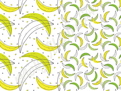 BANANA design graphic design graphicpattern illustration kiddesign pattern patterndesign vector