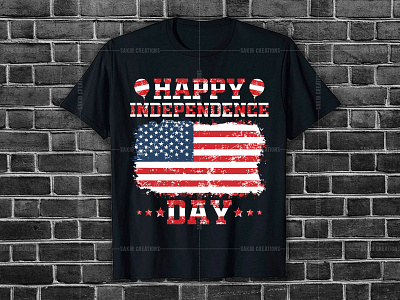 HAPPY INDEPENDENCE DAY T-SHIRT