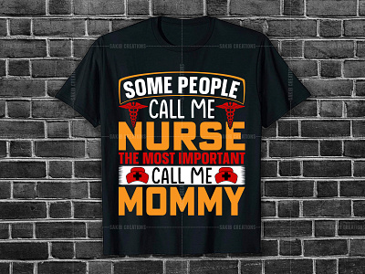 New NURSE T-Shirt design. typography design