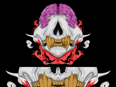 Brain Dead adobeillustrator clothingdesign design graphic design illustration logo skull skulldesign