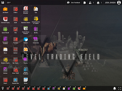 Level Trading Field Desktop design desktop product web