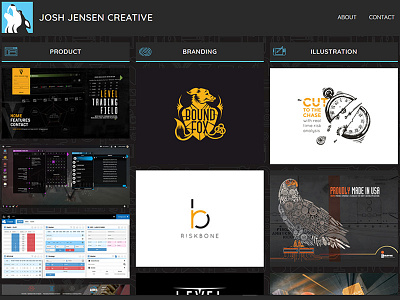 Josh Jensen Portfolio css html javascript portfolio product web