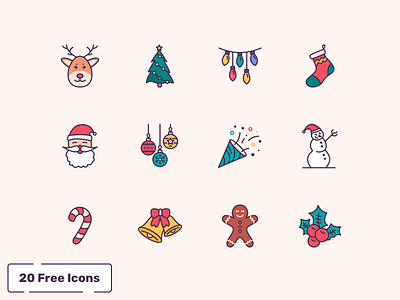 Free 20 Christmas Icons