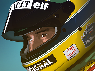 Senna aryton senna brazin formula 1 formula1 illustration motorsport racing senna