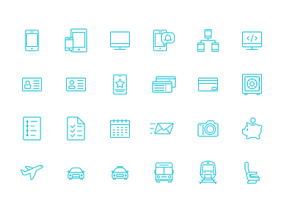 Travel App Icons