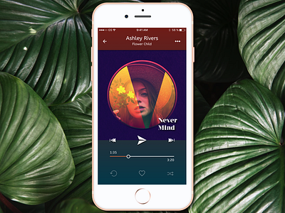 Music Application mockup 009 app branding dailyui design illustrator mobile typography ui vector