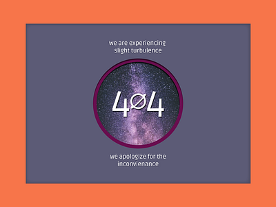 404 Screen DailyUI Challenge 008 branding dailyui design desktop typography ui vector web