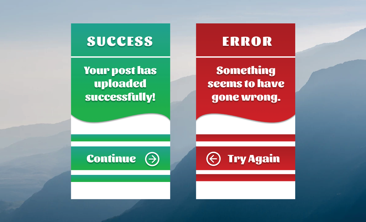 dribbble pass fail screen png by natasha price dribbble