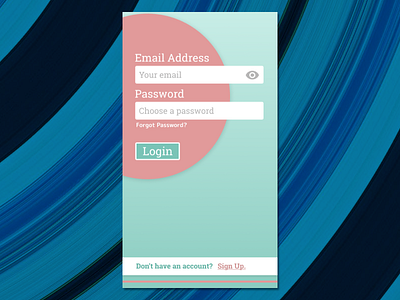 Login Mobile Screen design figma login mobile modern typography ui ux vector