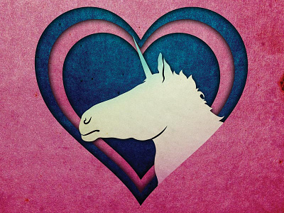 I love Unicorns Sticker Design