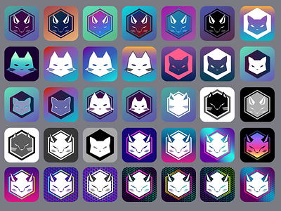 Logo App icon Progression for Application