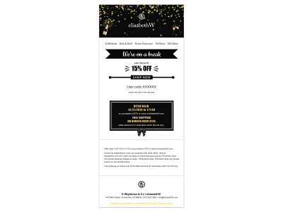 New Years Email branding design email new years typography vector