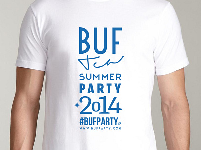 Buftea Summer Party 2014 buftea logo party summer t shirt