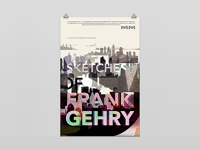 Sketches of Frank Gehry architecture documentary film gehry pollack poster tobias