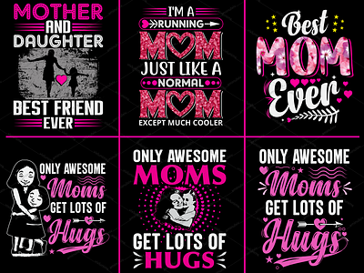 Mothers Day T-shirt Design Bundle