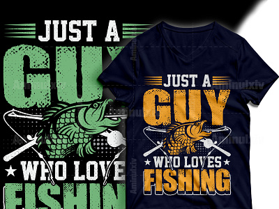 Best Selling Fishing T-shirt Design by Aminul Molla on Dribbble