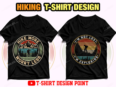 Hiking T-shirt Design