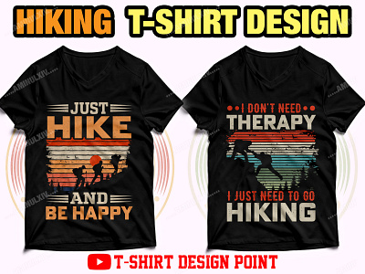 Hiking T shirt Design